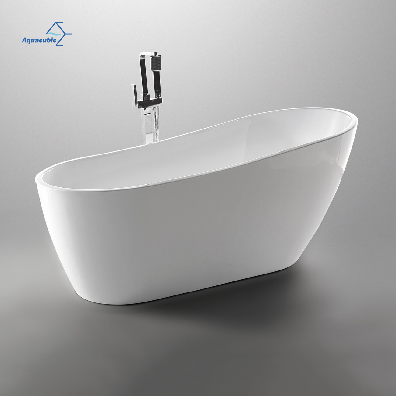 Factory Wholesale cUPC Acrylic Stand-alone Hot Bath Tub Contemporary Soaking Freestanding Bathtub