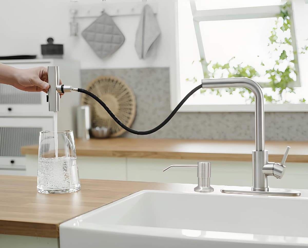 pull down kitchen faucet (4) pull down kitchen faucet (4)