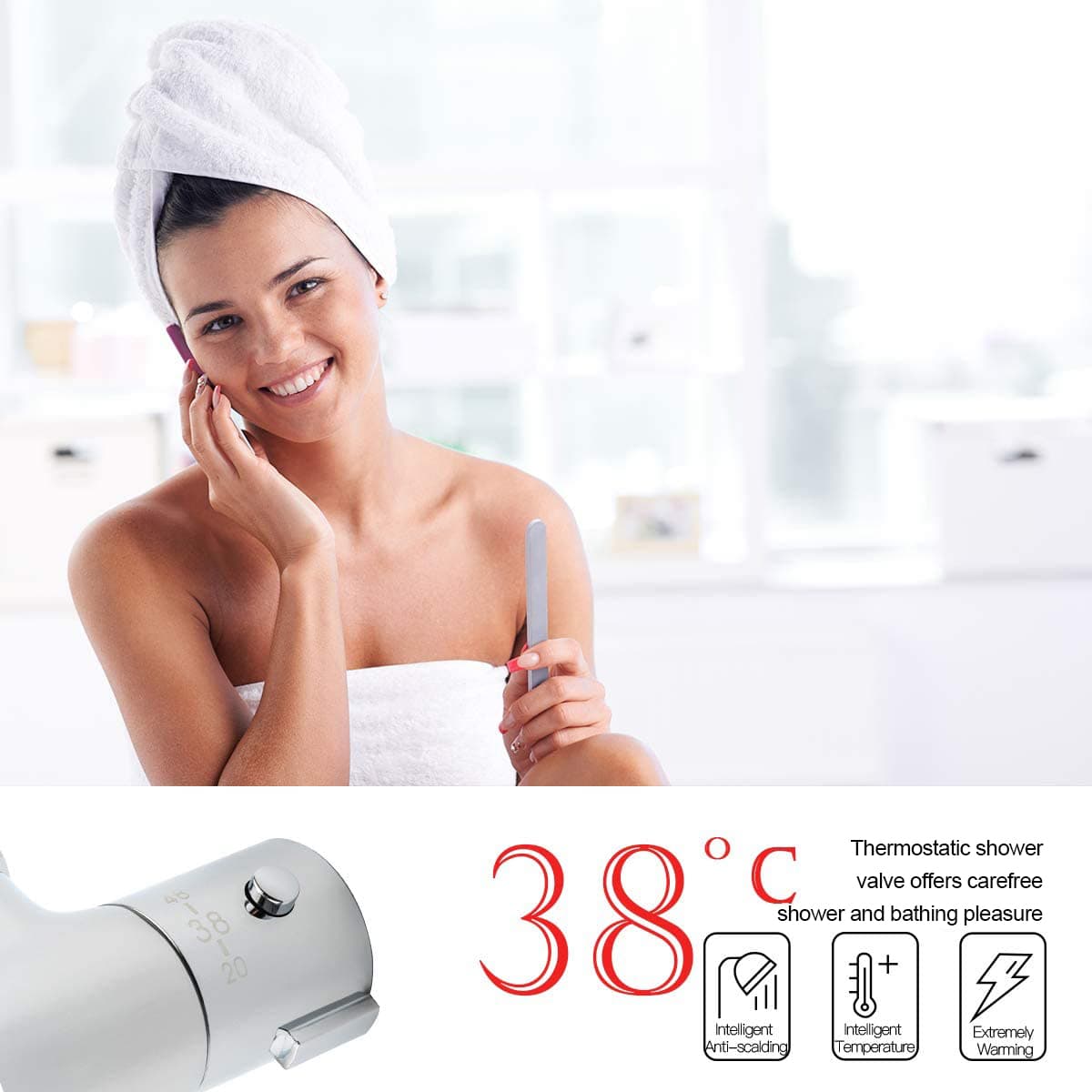 thermostatic faucet Thermostatic Shower (8) (1)