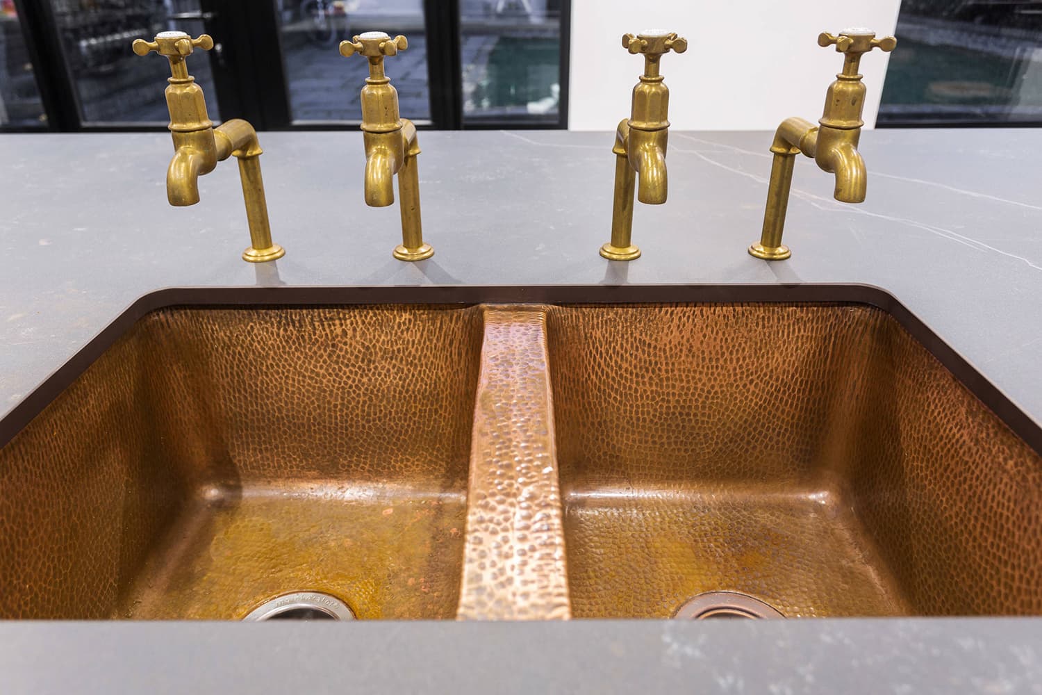 Brass kitchen sink 2 Brass kitchen sink 2