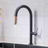 High Quality Sanitary Ware Pull down Hot and Cold Single Handle Deck Mounted Sink Water Mixer Tap Kitchen Faucet