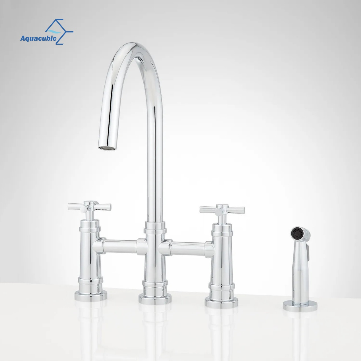 4-Hole Bridge Faucet 4-Hole Bridge Faucet