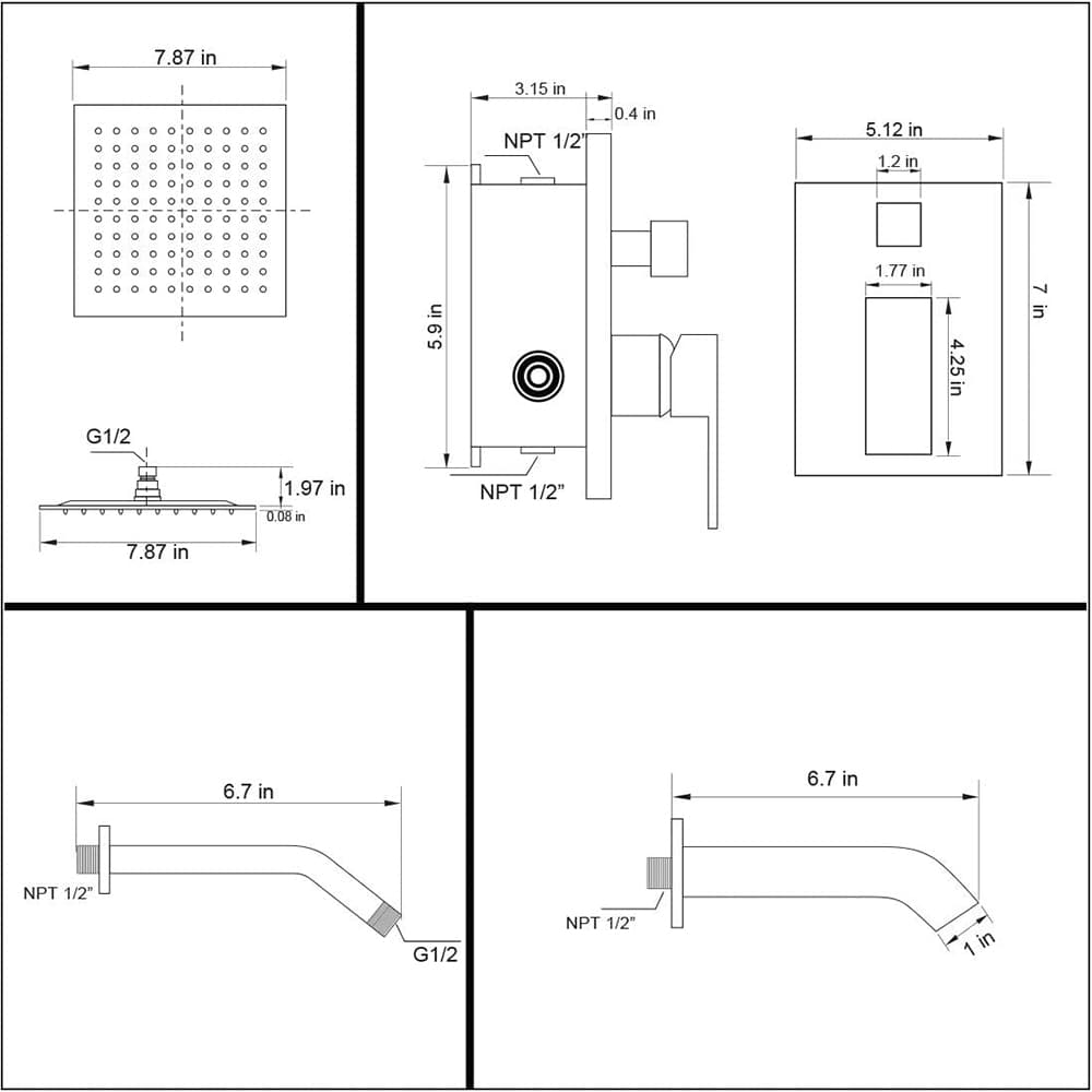 shower system (5) shower system (5)
