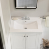 High Standard Thin Edge 24 inch Rectangular Ceramic Countertop Basin Bathroom Hand Wash Sink with three faucet holes
