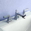 Aquacubic cUPC Solid Brass 8 inch Widespread Bathroom Sink Faucet 3 Holes Bathroom Faucet