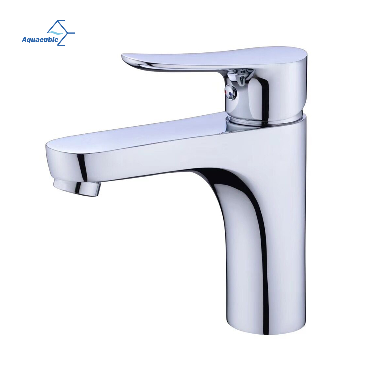 Aquacubic cUPC Single Handle Brushed Nickel Wash Basin Tap Lavatory Washroom Bathroom Sink Faucet