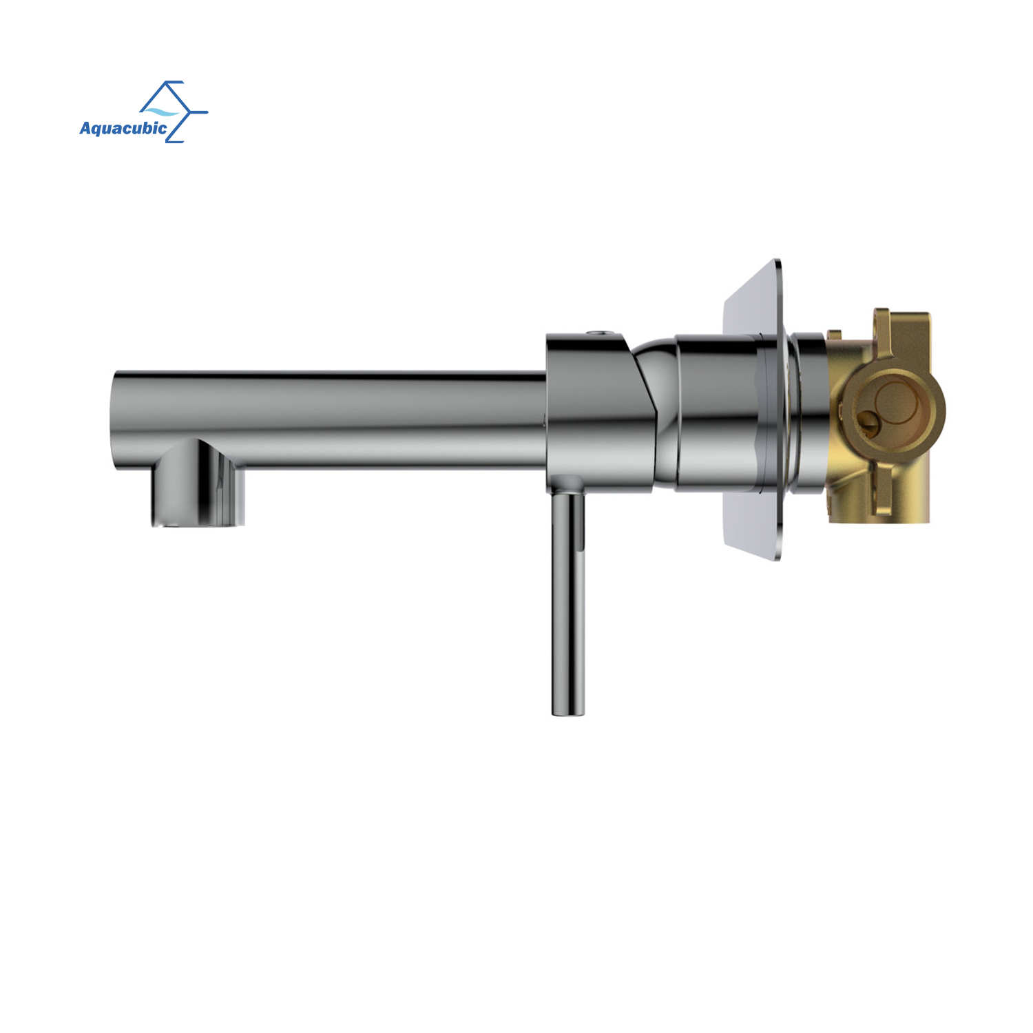 High Quality Factory Bathroom Brass Wall Mounted Hot Cold Single handle Basin Mixer Tap