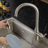 Aquacubic cUPC Deck mount Single Hole Unique Design Universal Pull Out Kitchen Faucet
