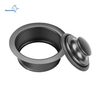 Aquacubic Garbage Disposal Plug Flange Stopper for Kitchen 3-1/2 Inch Sinks - Nano-PVD Gold Removable Tone Stainless Steel