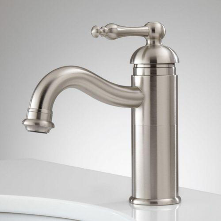 Wholesale Antique CUPC Chrome Washbasin Lead-free Single Hole Bathroom Faucet