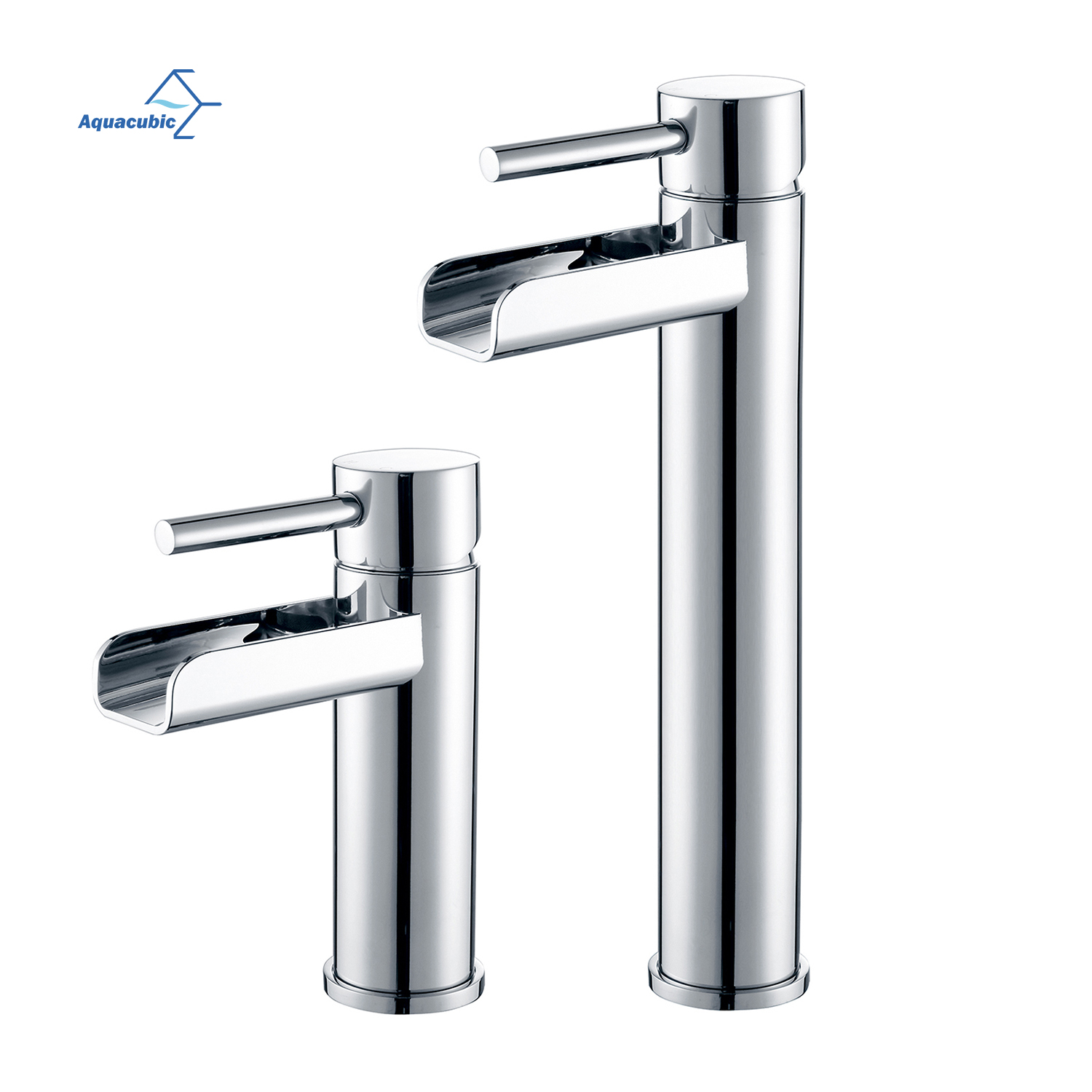 High Quality CUPC Certified Waterfall Spout Lavatory Washroom Bathroom Sink Faucet Mixer Tap
