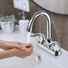 CUPC Widespread 4 Inch Centerset 2 Handles Bathroom Basin Faucet bathroom water mixer taps