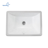 Modern Home White Rectangular Cupc Rectangle Undercounter Ceramic Bathroom Sink Hand Wash Basin For Washroom Accessories