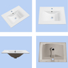 Modern Countertop UPC Vanity Drop-in Ceramic Vessel Bathroom Sink for Cabinet