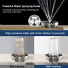 High-quality 304 stainless steel glass rinser Silver cup rinser for sink Stainless Steel Kitchen Faucet Sink Accessories, Baby Bottle Washer