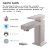 High Quality cUPC Brass Body Tap Mixer Single Hole Bathroom Sink Faucet with Pop Up Drain