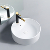 High Grade Ceramic Sanitary Ware Wash Basin Round Bathroom Sink For Hotel