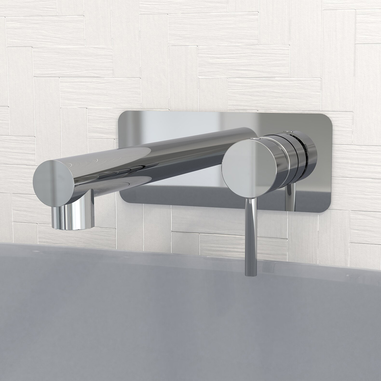 High Quality Factory Bathroom Brass Wall Mounted Hot Cold Single handle Basin Mixer Tap