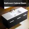 Aquacubic 48" Countertop drop in Ceramic basin Thin-sided Bathroom Sink