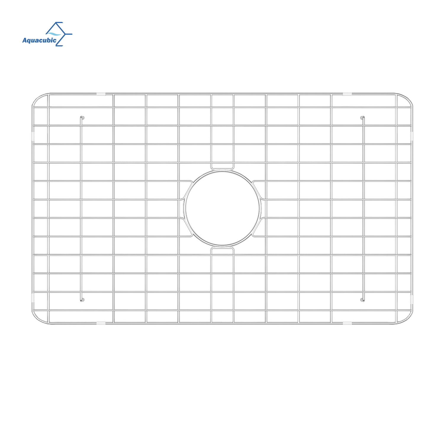 Sinks Protector for Kitchen Sink Stainless Steel Rear Drain Single Bowl Protective Bottom Grid