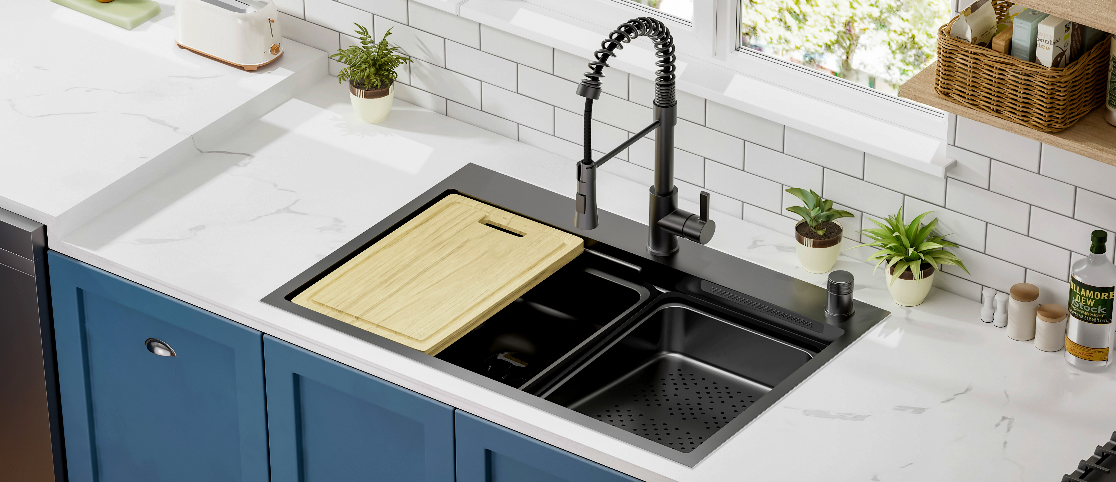 What are the different types of kitchen faucets available in the market?