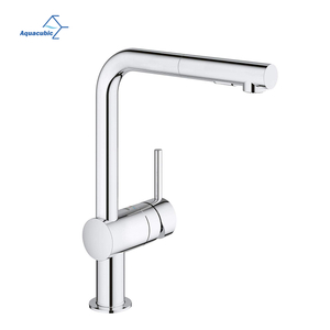 Aquacubic cUPC Sanitary Contemporary best selling Single Handle Kitchen Sink Pull Out Kitchen Faucet / tap