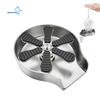 High-quality 304 stainless steel glass rinser Silver cup rinser for sink Stainless Steel Kitchen Faucet Sink Accessories, Baby Bottle Washer