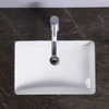 Chaozhou factory cheap ceramic rectangular undermount bathroom sink washbasin