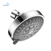 Aquacubic Shower Head Rainfall Fixed Showerhead High Pressure 4 inch Round Overhead Spray with Swivel Ball