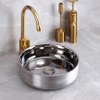 China Designer Luxury Colorful Sanitary Wares Electroplated Counter Bowl Wash Basin Bathroom Sink Art Basin