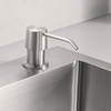 Aquacubic Chrome Kitchen Sink Soap Dispenser and Lotion Dispenser Built in Design Sink Soap Dispenser