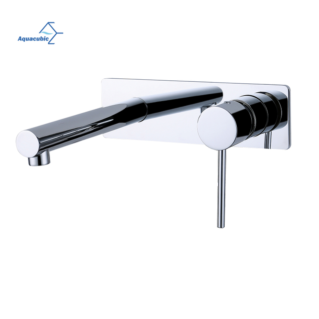 High Quality Factory Bathroom Brass Wall Mounted Hot Cold Single handle Basin Mixer Tap