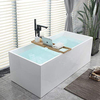 Custom Modern Freestanding Tub North America Luxury Bathtub White Acrylic Soak Bathtub