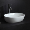 ‌Modern Artistic Triangle Ceramic Basin – Space-Saving Hotel Bathroom Sink for Luxury Interiors