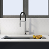 Aquacubic Kitchen Torneira Cozinha Sink Water Tap Flexible Hose Chrome Deck Mounted Kitchen Faucet