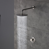 Aquacubic Wall Mount Rainfall Pressure-Balanced Tub and Shower System with Rough-in Valve