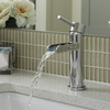 High Quality CUPC Certified Waterfall Spout Lavatory Washroom Bathroom Sink Faucet Mixer Tap