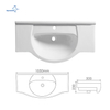 Hot Sale Countertop Single Hole Wall Mounted or Desktop Bathroom Sink Basin