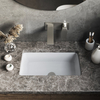 Luxury white bathroom ceramic rectangle undermount bathroom sinks wash basin under counter hotel basin sink