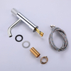 Factory Supply cUPC Hot Cold Water Single Round Handle Basin Mixer Deck Mounted Wash Basin Faucet Bathroom Taps
