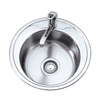 480 x 480 x 150 mm Stainless Steel Pressed / Drawn Kitchen Sink