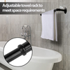 Modern Chic Electroplated Black Industrial Pipe Bathroom Hardware Fixture Set by Pipe Decor 4 Piece Kit