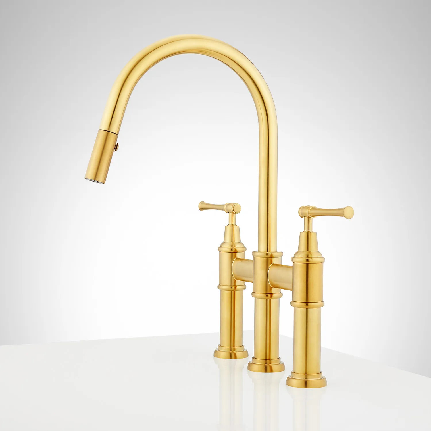 kitchen Economic Brass Classical Sink Faucet Bridge Faucet