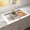 Stainless steel Single Bowl Drop-in Kitchen Sink