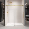 China Factory bathroom accessories stainless steel sliding door glass shower enclosure frameless tempered glass