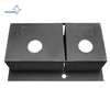 Factory Customized Drop in Stainless Steel Handmade 33 inch Double Basin Topmount Kitchen Sink with Faucet 