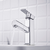 High Quality Bathroom Brass Body Single Handle Hot Cold Water Faucet Wash Basin Tap Waterfall Bathroom Faucet