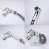 Aquacubic Multifunctional Single Hole Three Water Flow Modes Bathroom Faucet with Pull Out Sprayer