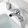 Single Handle Commercial Bathroom Faucet Chrome Lead-Free 4 Inch Centerset Bathroom Basin Sink Faucets