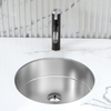 Wholesale Commercial Hand Wash Laundry Hotel Undermount Decorated Stainless Steel Round Hotel Bathroom Sink